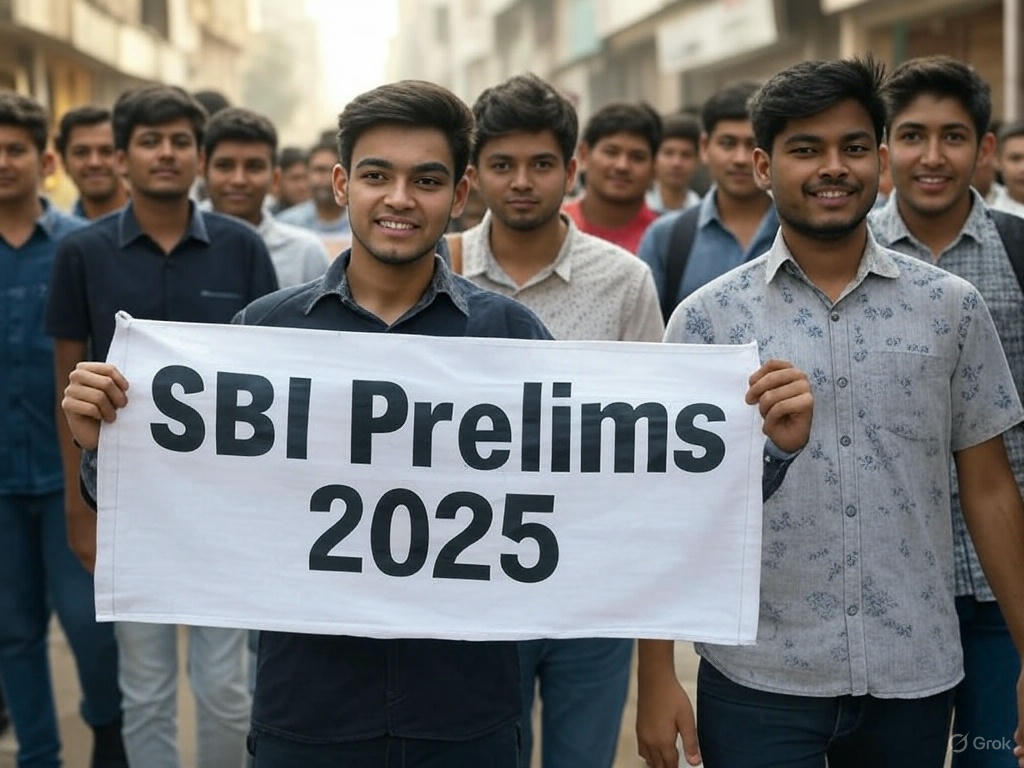 SBI prelims exam 2025